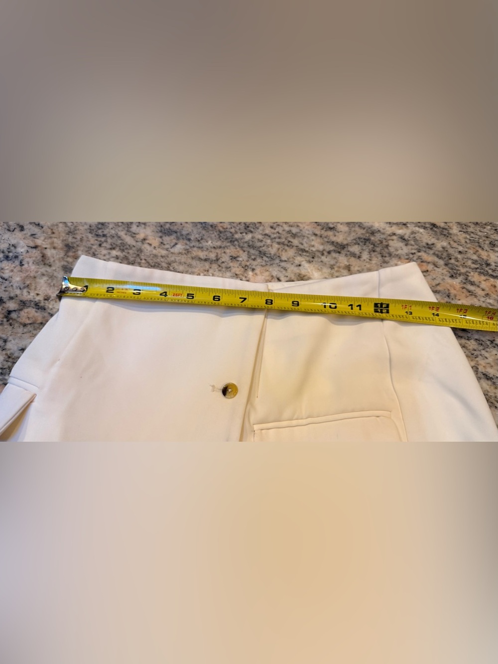 Lovers + Friends White Button Front Lined Mini Skirt Size S NWOT - Picture 4 of 11